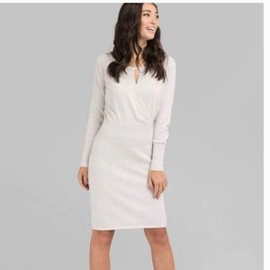 PrAna Heather Oatmeal Sweater Dress